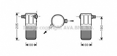AVA QUALITY COOLING ald099 -  Осушитель, кондиционер